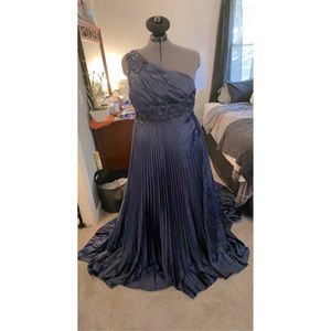 Dark Blue Ball Gown